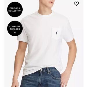 White Polo by Ralph Lauren Men's Shirt